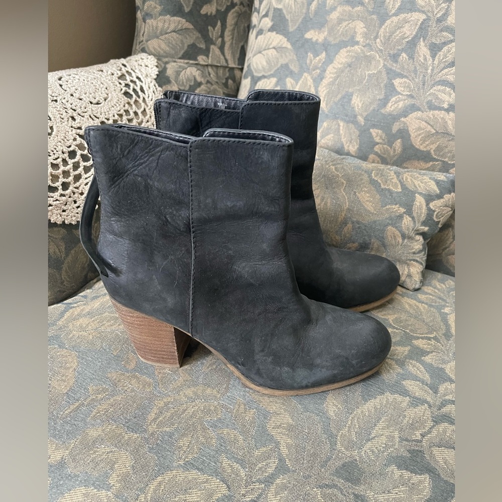 denim & supply ralph lauren zip up ankle boot